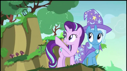 Size: 2560x1440 | Tagged: safe, screencap, starlight glimmer, trixie, pony, unicorn, g4, to change a changeling