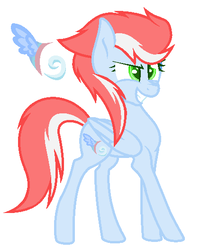 Size: 424x527 | Tagged: safe, artist:windwing2, oc, oc only, oc:wind wing, pegasus, pony, base used, cutie mark, pegasus oc, simple background, solo, white background