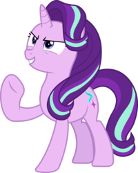 Size: 4652x5818 | Tagged: safe, artist:paganmuffin, starlight glimmer, pony, unicorn, g4, season 7, to change a changeling, absurd resolution, assertive, female, mare, simple background, solo, transparent background, vector