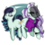 Size: 3000x3000 | Tagged: safe, artist:themodpony, coloratura, earth pony, pony, g4, countess coloratura, duality, female, high res, mare, rara, simple background, transparent background