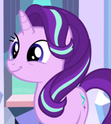 Size: 976x1095 | Tagged: safe, screencap, starlight glimmer, pony, unicorn, g4, my little pony: friendship is magic, the times they are a changeling, cute, female, glimmerbetes, mare, smiling, solo