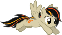 Size: 5191x3000 | Tagged: safe, artist:lost-our-dreams, oc, oc only, oc:danger blaze, pegasus, pony, female, flying, high res, mare, simple background, solo, transparent background