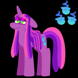 Size: 3000x3000 | Tagged: safe, artist:webkore, oc, oc only, oc:dizzy spells, high res, magical lesbian spawn, offspring, parent:cheerilee, parent:twilight sparkle, parents:cheerilight, solo