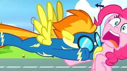 Size: 1920x1080 | Tagged: safe, screencap, pinkie pie, spitfire, g4, secrets and pies