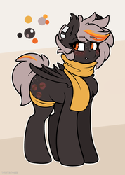 Size: 1260x1766 | Tagged: safe, artist:whitepone, oc, oc only, oc:peppercorn, bat pony, reference sheet, solo
