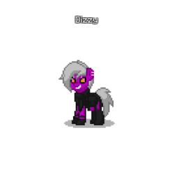 Size: 400x400 | Tagged: safe, pony, pony town, 2spot, bloody bunny: first blood, dizzyland carousel horse, pony reference, possibly pony related, purple blade, razor mane, simple background, transparent background
