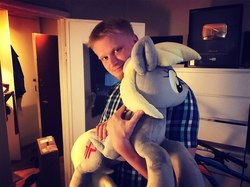 Size: 960x719 | Tagged: safe, derpy hooves, human, g4, human x pony, irl, irl human, photo, plushie