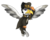 Size: 2459x1961 | Tagged: safe, artist:chimera-tea, oc, oc only, oc:wagner schönau, griffon, beak, chains, clothes, hat, jojo's bizarre adventure, male, solo, tail, talons, wings