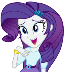 Size: 646x717 | Tagged: safe, artist:thebar, rarity, equestria girls, equestria girls specials, g4, my little pony equestria girls: dance magic, belt, bracelet, cute, female, gem, jewelry, open mouth, raribetes, simple background, solo, transparent background
