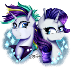 Size: 3819x3726 | Tagged: safe, artist:shamy-crist, rarity, pony, unicorn, g4, it isn't the mane thing about you, alternate hairstyle, duality, female, high res, mare, punk, raripunk, simple background, transparent background