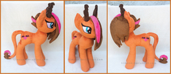 Size: 1671x730 | Tagged: safe, artist:lilmoon, oc, oc only, oc:demise, female, horns, irl, photo, plushie, solo
