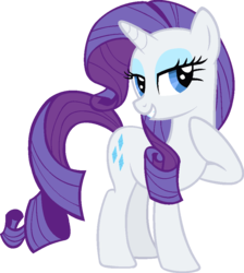 Size: 845x945 | Tagged: safe, artist:j-pinkie, rarity, pony, unicorn, g4, female, mare, ms paint, simple background, smiling, solo, transparent background, vector