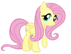 Size: 1223x940 | Tagged: safe, artist:j-pinkie, fluttershy, pegasus, pony, g4, cute, female, mare, ms paint, raised hoof, shyabetes, simple background, smiling, solo, transparent background, vector