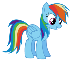 Size: 1097x940 | Tagged: safe, artist:j-pinkie, rainbow dash, pegasus, pony, g4, female, mare, ms paint, simple background, solo, transparent background, vector