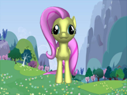 Size: 1200x900 | Tagged: safe, fluttershy, g4, 3d pony creator, female, solo