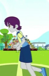 Size: 462x720 | Tagged: safe, screencap, brawly beats, curly winds, flash sentry, indigo wreath, micro chips, normal norman, some blue guy, valhallen, equestria girls, g4, my little pony equestria girls: summertime shorts, steps of pep, background human, cropped