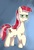 Size: 697x1011 | Tagged: safe, roseluck, earth pony, pony, g4, digital art, female, looking at you, mare, raised hoof, simple background, solo, standing