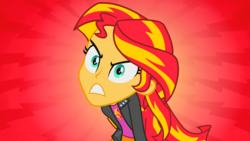 Size: 1920x1080 | Tagged: safe, screencap, sunset shimmer, equestria girls, g4, my little pony equestria girls, angry, cute, female, gritted teeth, madorable, red, solo, villainous breakdown