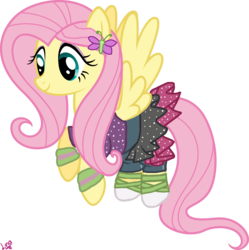 Size: 1600x1604 | Tagged: safe, artist:linacloud23, fluttershy, pegasus, pony, equestria girls specials, g4, my little pony equestria girls: dance magic, clothes, cute, dress, equestria girls ponified, female, flying, mare, ponified, shyabetes, signature, simple background, smiling, solo, transparent background