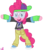 Size: 1600x1862 | Tagged: safe, artist:linacloud23, pinkie pie, earth pony, pony, a queen of clubs, equestria girls, equestria girls specials, g4, my little pony equestria girls: better together, my little pony equestria girls: dance magic, bipedal, clothes, equestria girls ponified, female, mare, mc pinkie, open mouth, pants, ponified, rapper pie, shoes, shutter shades, signature, simple background, solo, sunglasses, transparent background, vector