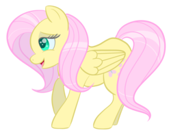 Size: 1604x1280 | Tagged: safe, artist:evereveron, fluttershy, pegasus, pony, g4, cute, female, mare, shyabetes, solo