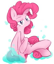 Size: 853x1024 | Tagged: safe, artist:akainu_pony, pinkie pie, pony, g4, it isn't the mane thing about you, alternate hairstyle, female, poofy pie, solo