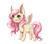 Size: 1774x1553 | Tagged: safe, artist:floralfly, fluttershy, pegasus, pony, g4, cute, female, mare, shyabetes, simple background, smiling, solo