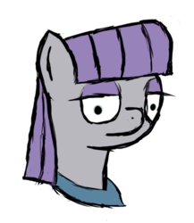 Size: 532x614 | Tagged: safe, artist:thepristineeye, maud pie, earth pony, pony, g4, bust, female, mare, portrait, simple background, solo, transparent background