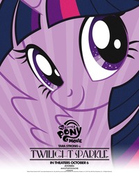 Size: 1500x1875 | Tagged: safe, twilight sparkle, alicorn, pony, g4, my little pony: the movie, official, female, movie poster, my little pony logo, poster, solo, tara strong, twilight sparkle (alicorn)