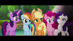 Size: 1920x1080 | Tagged: safe, screencap, applejack, pinkie pie, rainbow dash, rarity, twilight sparkle, alicorn, pony, g4, my little pony: the movie, twilight sparkle (alicorn)