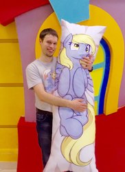 Size: 937x1285 | Tagged: safe, derpy hooves, human, g4, alphae musculum, body pillow, brony, clothes, irl, irl human, mane, photo, sexy, shirt, t-shirt