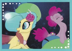 Size: 3599x2556 | Tagged: safe, screencap, pinkie pie, princess skystar, earth pony, pony, seapony (g4), g4, my little pony: the movie, bubble, cropped, cute, diapinkes, dorsal fin, eyes closed, female, fin, fin wings, fins, fish tail, flower, flower in hair, flowing mane, flowing tail, freckles, high res, jewelry, looking at you, mare, necklace, ocean, open mouth, open smile, pearl necklace, scales, seaponified, seapony pinkie pie, seaquestria, seashell necklace, smiling, smiling at you, species swap, swimming, tail, that pony sure does love being a seapony, underwater, water, wings
