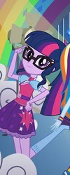 Size: 155x389 | Tagged: safe, screencap, sci-twi, twilight sparkle, equestria girls, equestria girls specials, g4, cropped, female, looking at you, smiling, solo