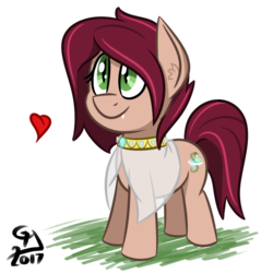 Size: 540x540 | Tagged: safe, artist:glimglam, oc, oc only, oc:aliyah, earth pony, pony, fangs, heart, simple background, slit pupils, solo, transparent background
