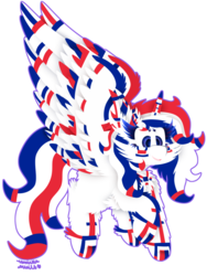 Size: 1024x1361 | Tagged: safe, artist:vanillaswirl6, oc, oc only, oc:france, pony, colored eyelashes, female, fluffy, flying, france, great power, nation ponies, ponified, simple background, solo, spread wings, transparent background, vanillaswirl6's nation ponies, wings