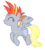 Size: 1500x1656 | Tagged: safe, artist:sketchmcreations, derpy hooves, pegasus, pony, g4, it isn't the mane thing about you, my little pony: friendship is magic, alternate hairstyle, background pony, derpunk, eyes closed, female, flying, mare, mohawk, mohawks for everypony, punk, simple background, smiling, solo, transparent background, vector