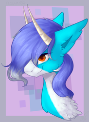 Size: 3377x4609 | Tagged: safe, artist:lastaimin, oc, oc only, dracony, hybrid, bust, high res, portrait, solo