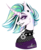 Size: 585x711 | Tagged: safe, artist:shimmering--sunlight, princess celestia, alicorn, pony, g4, alternate hairstyle, black lipstick, cheek fluff, choker, chokerlestia, clothes, curved horn, ear fluff, ear piercing, eyeliner, female, grin, horn, lipstick, makeup, mare, piercing, profile, punk, punklestia, signature, simple background, smiling, solo, spiked choker, torn clothes, transparent background