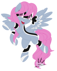 Size: 417x521 | Tagged: safe, artist:electricaldragon, oc, oc only, pegasus, pony, female, mare, simple background, solo, transparent background