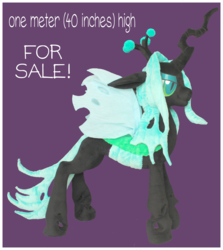 Size: 1800x2018 | Tagged: safe, queen chrysalis, g4, auction, chryssi, irl, photo, plushie