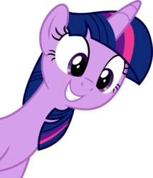 Size: 1829x2131 | Tagged: safe, artist:badumsquish, derpibooru exclusive, twilight sparkle, alicorn, pony, a health of information, g4, cute, female, grin, mare, simple background, smiling, solo, squee, transparent background, twiabetes, twilight sparkle (alicorn), vector
