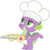 Size: 2251x2263 | Tagged: safe, artist:sonofaskywalker, spike, dragon, a health of information, g4, my little pony: friendship is magic, apron, cauliflower bite, chef, chef's hat, clothes, cute, food, hat, high res, male, mittens, naked apron, oven mitts, simple background, smiling, solo, spikabetes, tail, transparent background, tray, vector