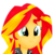 Size: 2000x2000 | Tagged: safe, artist:dragonfoorm, sunset shimmer, equestria girls, g4, my little pony equestria girls: rainbow rocks, bust, cute, female, happy, high res, portrait, shimmerbetes, shimmersmile, simple background, smiling, solo, transparent background