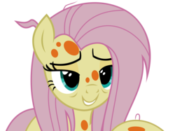 Size: 5722x4291 | Tagged: safe, artist:jhayarr23, fluttershy, pegasus, pony, a health of information, g4, absurd resolution, adorasexy, bedroom eyes, cute, female, lidded eyes, mare, sexy, shyabetes, sick, simple background, solo, spots, swamp fever, transparent background