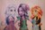 Size: 1024x703 | Tagged: safe, artist:rina-senpai, starlight glimmer, sunset shimmer, trixie, equestria girls, g4, beanie, clothes, colored pencil drawing, counterparts, hat, looking at each other, traditional art, trio, twilight's counterparts