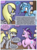 Size: 1400x1900 | Tagged: safe, artist:moemneop, derpy hooves, starlight glimmer, trixie, pony, comic:shifting changelings lies and truths, g4, comic