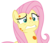 Size: 3609x3113 | Tagged: safe, artist:sketchmcreations, fluttershy, pony, a health of information, g4, female, frown, grimace, gritted teeth, high res, mare, sick, simple background, solo, spots, swamp fever, transparent background, vector