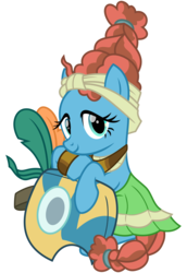 Size: 2200x3200 | Tagged: safe, artist:cheezedoodle96, meadowbrook, pony, a health of information, g4, .svg available, clothes, cute, dress, female, headscarf, healer's mask, high res, jewelry, looking at you, mare, mask, meadowcute, necklace, scarf, simple background, sitting, solo, svg, transparent background, vector
