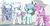 Size: 3439x1820 | Tagged: dead source, safe, artist:ccc, double diamond, night glider, party favor, sugar belle, earth pony, pegasus, pony, unicorn, g4, cute, double dawwmond, equal four, favorbetes, female, glideabetes, group, male, mare, quartet, stallion, sugarbetes