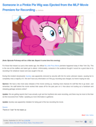 Size: 1069x1419 | Tagged: safe, pinkie pie, equestria daily, g4, my little pony: the movie, text